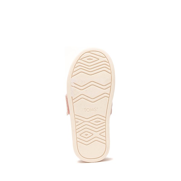 alternate view TOMS Alpargata Classic Shoe - Baby / Toddler / Little Kid - Pink Quartz IridescentALT3