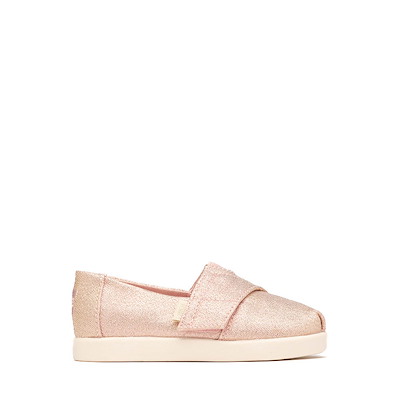 Main view of TOMS Alpargata Classic Shoe - Baby / Toddler / Little Kid - Pink Quartz Iridescent