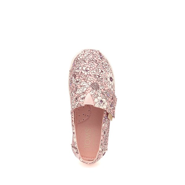alternate view TOMS Alpargata Classic Shoe - Baby / Toddler / Little Kid - Pink Quartz FloralALT2