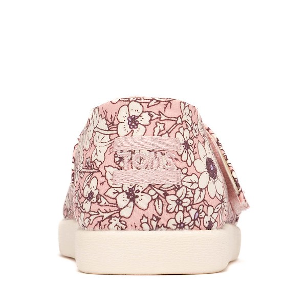 alternate view TOMS Alpargata Classic Shoe - Baby / Toddler / Little Kid - Pink Quartz FloralALT4