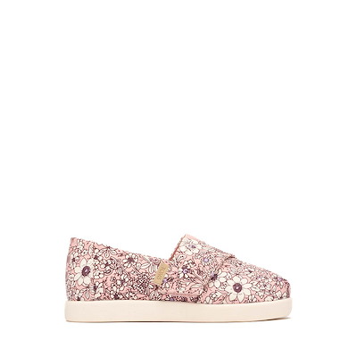 Main view of TOMS Alpargata Classic Shoe - Baby / Toddler / Little Kid - Pink Quartz Floral