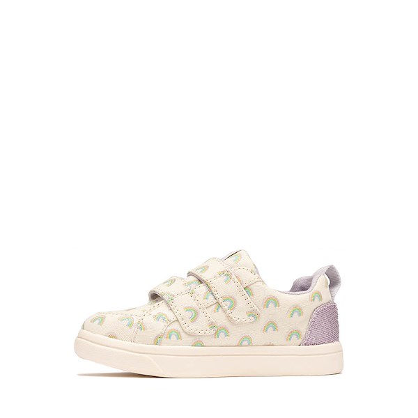 alternate view TOMS Cruz Double Strap Sneaker - Baby / Toddler / Little Kid - Egret Foil RainbowsALT1