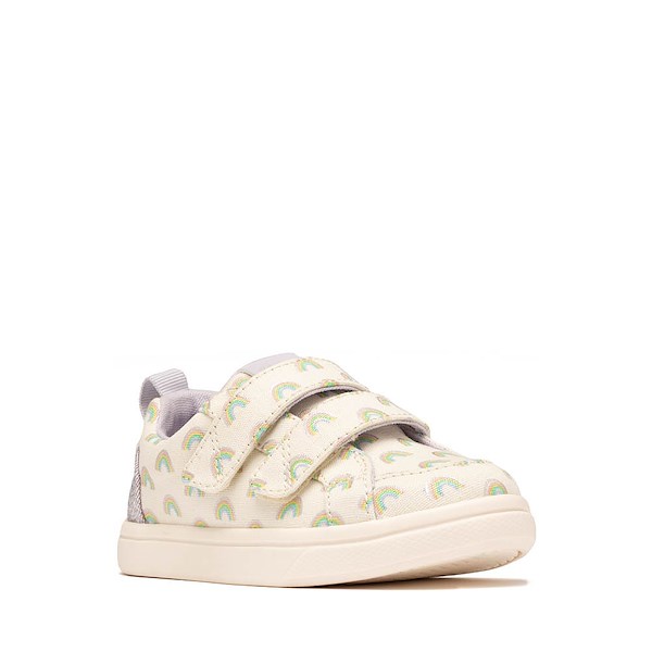 alternate view TOMS Cruz Double Strap Sneaker - Baby / Toddler / Little Kid - Egret Foil RainbowsALT5