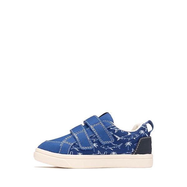 alternate view TOMS Cruz Double Strap Sneaker - Baby / Toddler / Little Kid - Blue Iris SharksALT1