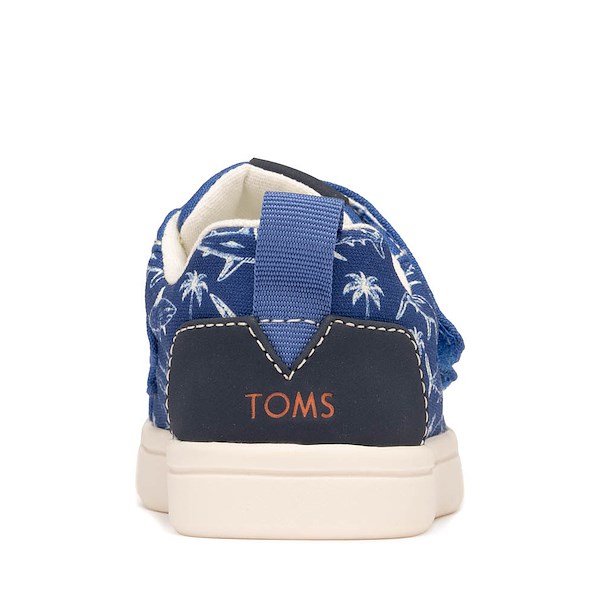 alternate view TOMS Cruz Double Strap Sneaker - Baby / Toddler / Little Kid - Blue Iris SharksALT4