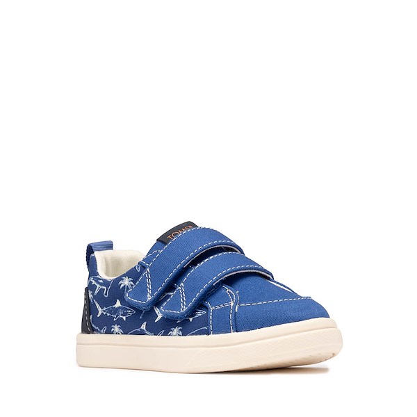 alternate view TOMS Cruz Double Strap Sneaker - Baby / Toddler / Little Kid - Blue Iris SharksALT5