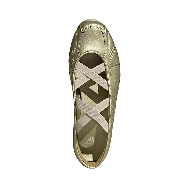 alternate view Womens adidas Ghost Sprint Ballet Shoe - Gold Metallic / Gold Metallic / Crystal LinenALT2