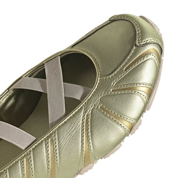 alternate view Womens adidas Ghost Sprint Ballet Shoe - Gold Metallic / Gold Metallic / Crystal LinenALT2B