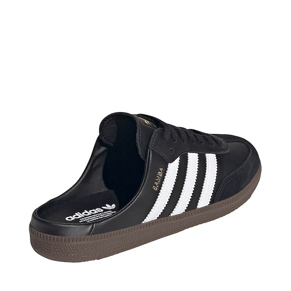 alternate view Womens adidas Samba OG Mule Casual Shoe - Core Black / Off White / GumALT4