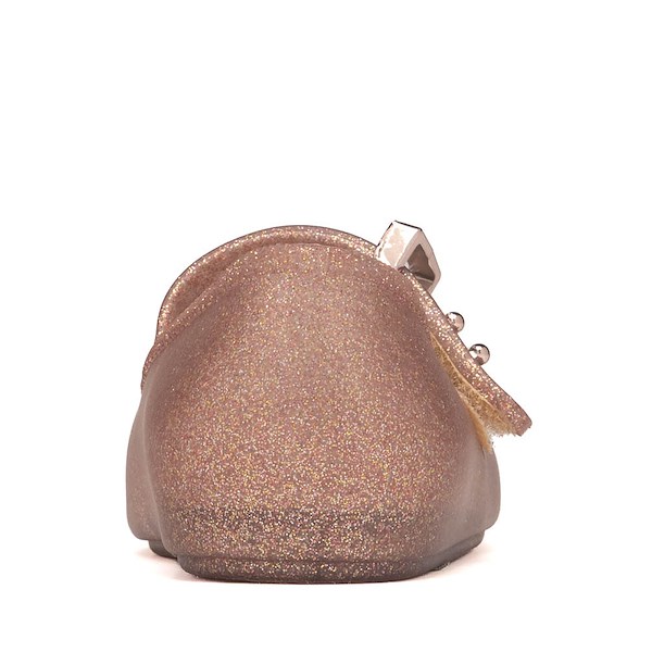 alternate view Mini Melissa Soft Ballerina Casual Shoe - Toddler / Little Kid - Glitter PinkALT4