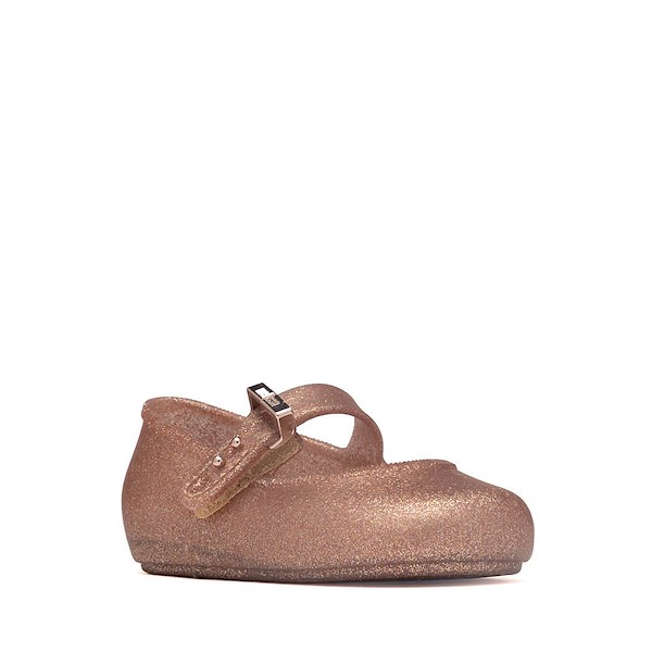 alternate view Mini Melissa Soft Ballerina Casual Shoe - Toddler / Little Kid - Glitter PinkALT5