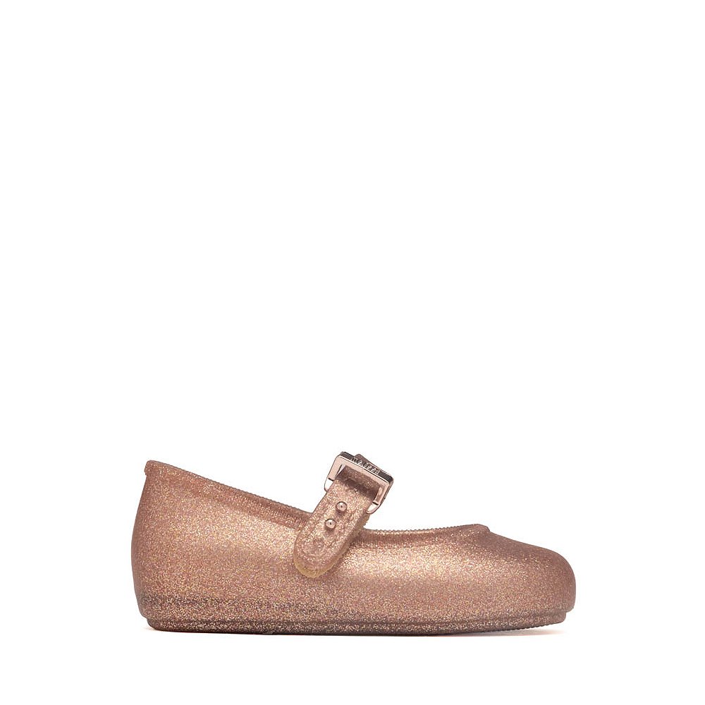 Mini Melissa Soft Ballerina Casual Shoe - Toddler / Little Kid - Glitter Pink