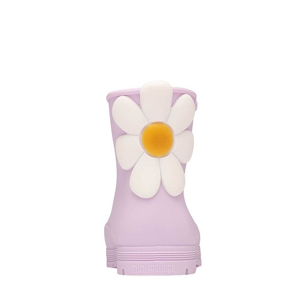 alternate view Mini Melissa Welly Bloomy Rain Boot - Toddler / Little Kid - LilacALT4