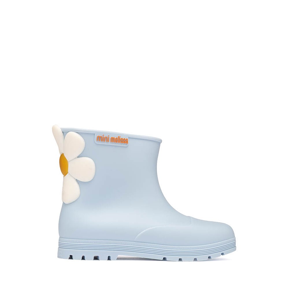 Mini Melissa Welly Bloomy Rain Boot - Toddler / Little Kid - Blue