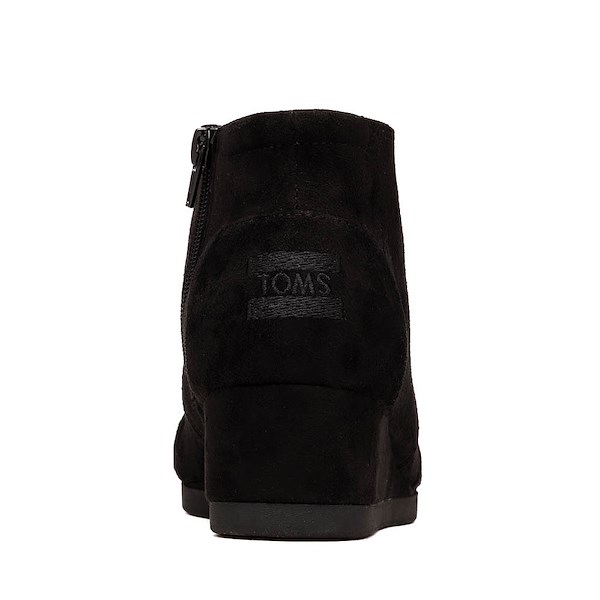 alternate view TOMS Desert Wedge Plus Boot - Little Kid / Big Kid - BlackALT4