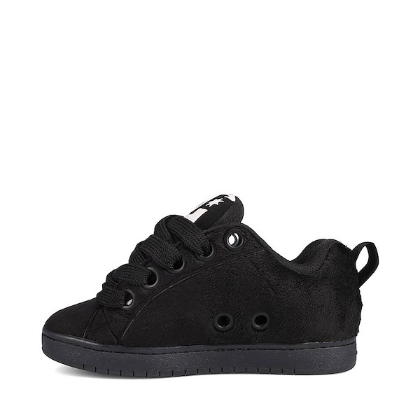 alternate view Mens DC Court Graffik Puff Skate Shoe - Black / WhiteALT1