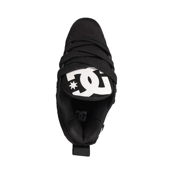 alternate view Mens DC Court Graffik Puff Skate Shoe - Black / WhiteALT2