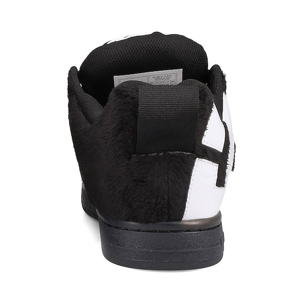 alternate view Mens DC Court Graffik Puff Skate Shoe - Black / WhiteALT4