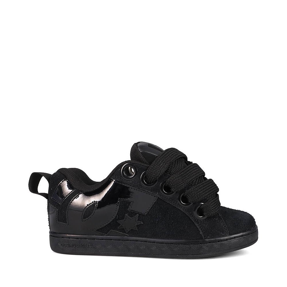 Womens DC Court Graffik Puff Skate Shoe - Black / Black