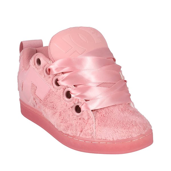 alternate view Womens DC Court Graffik Puff Skate Shoe - Pink / PinkALT5