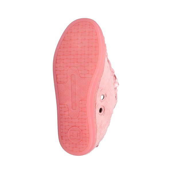 alternate view Womens DC Court Graffik Puff Skate Shoe - Pink / PinkAlT3