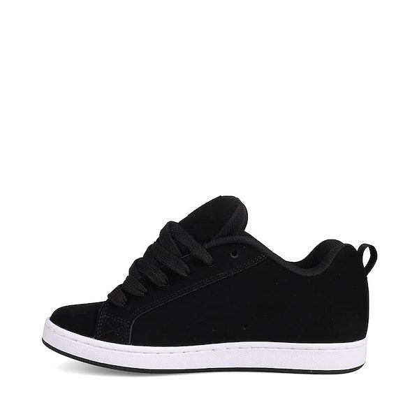 alternate view Womens DC Court Graffik Skate Shoe - Black / Rose GoldALT1
