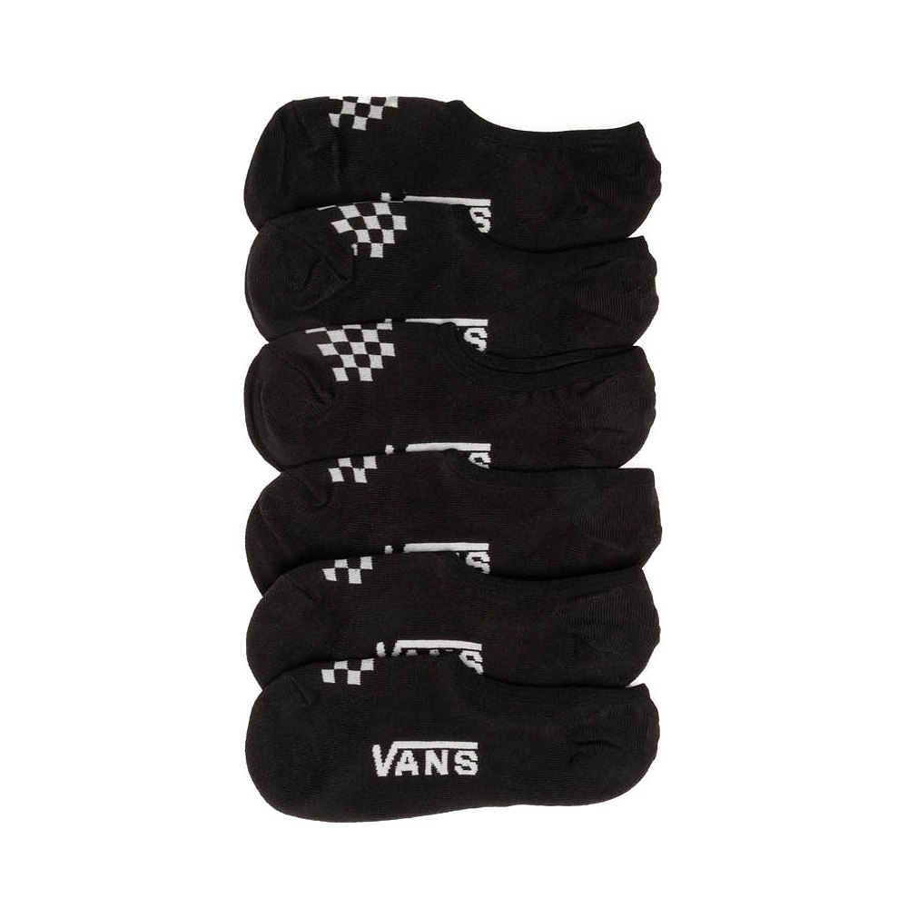 Mens Vans Classic Canoodle Liners 6-Pack - Black