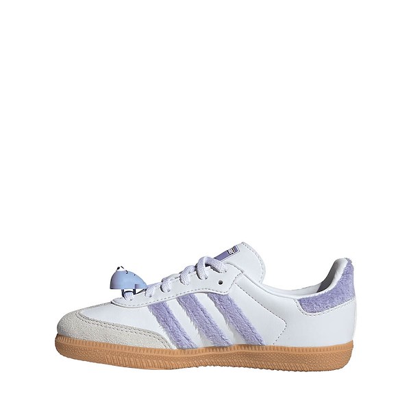 alternate view adidas x Care Bears Samba OG Comfort Closure Athletic Shoe - Little Kid - Light Purple / Cloud White / Blue DawnALT1