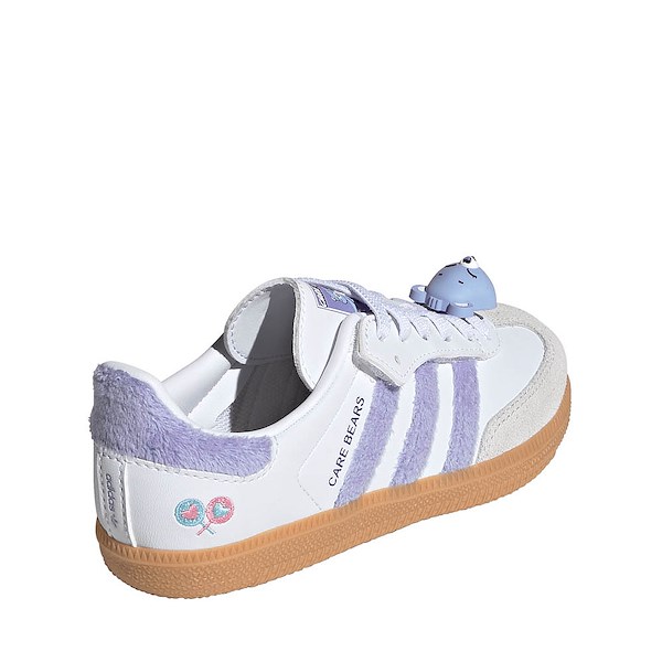 alternate view adidas x Care Bears Samba OG Comfort Closure Athletic Shoe - Little Kid - Light Purple / Cloud White / Blue DawnALT4