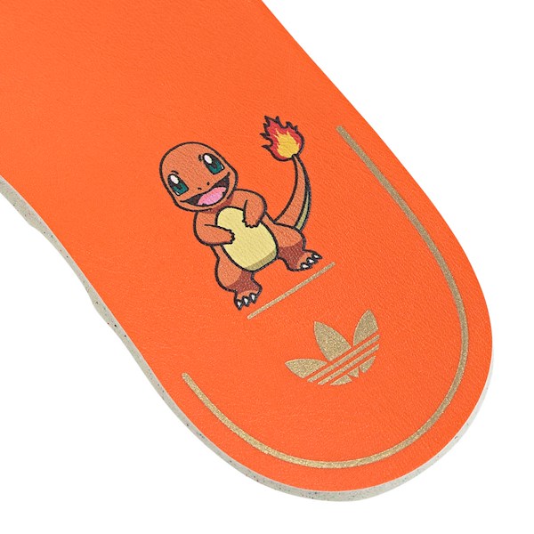 alternate view adidas x Pokémon Superstar II Athletic Shoe - Little Kid - Cream White / Shock Yellow / Bright OrangeALT2B