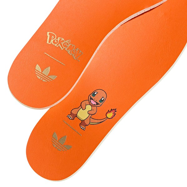 alternate view adidas x Pokémon Superstar II Athletic Shoe - Big Kid - Cream White / Shock Yellow / Bright OrangeALT2B