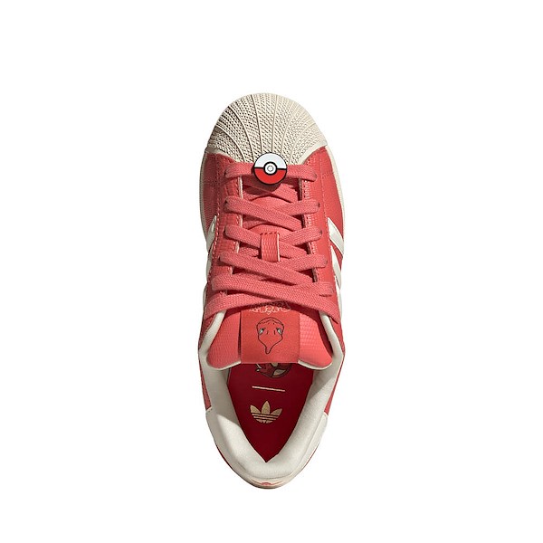 alternate view adidas x Pokémon Superstar II Athletic Shoe - Big Kid - Preloved Scarlet / Preloved Scarlet / Cream WhiteALT2