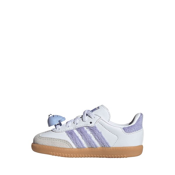 alternate view adidas x Care Bears Samba OG Comfort Closure Athletic Shoe - Baby / Toddler - Light Purple / Cloud White / Blue DawnALT1