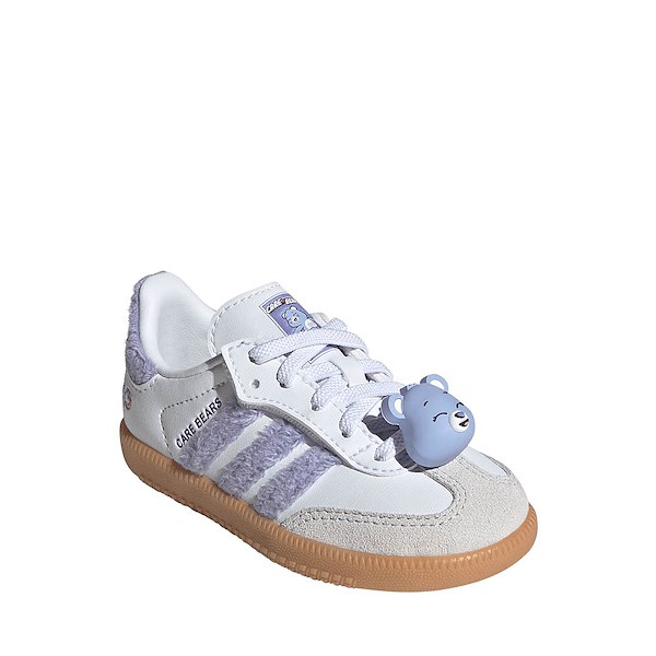 alternate view adidas x Care Bears Samba OG Comfort Closure Athletic Shoe - Baby / Toddler - Light Purple / Cloud White / Blue DawnALT5