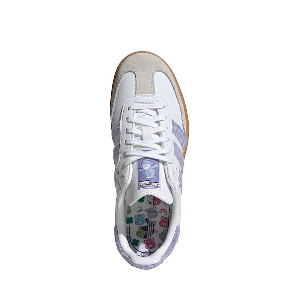 alternate view adidas x Care Bears Samba OG Athletic Shoe - Big Kid - Light Purple / Cloud White / Blue DawnALT2