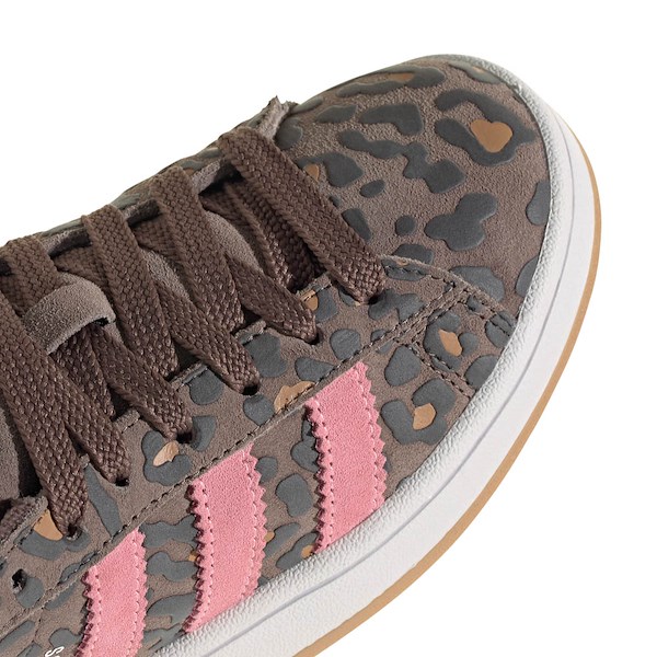 alternate view adidas Campus '00s Leopard Print Athletic Shoe - Big Kid - Earth Strata / Cloud White / Glow PinkALT2B