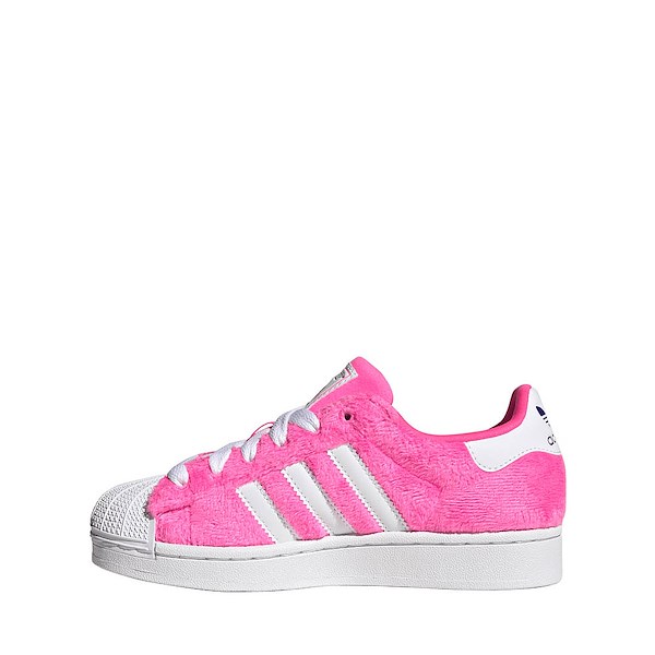 alternate view adidas x Care Bears Superstar II Athletic Shoe - Big Kid - Lucid Pink / Cloud White / Collegiate PurpleALT1