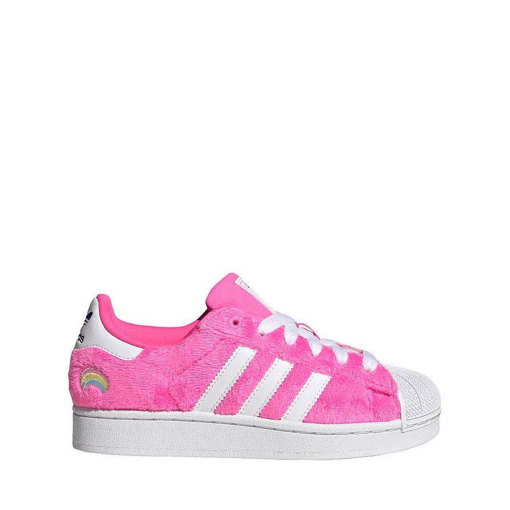 adidas x Care Bears Superstar II Athletic Shoe - Big Kid - Lucid Pink / Cloud White / Collegiate Purple