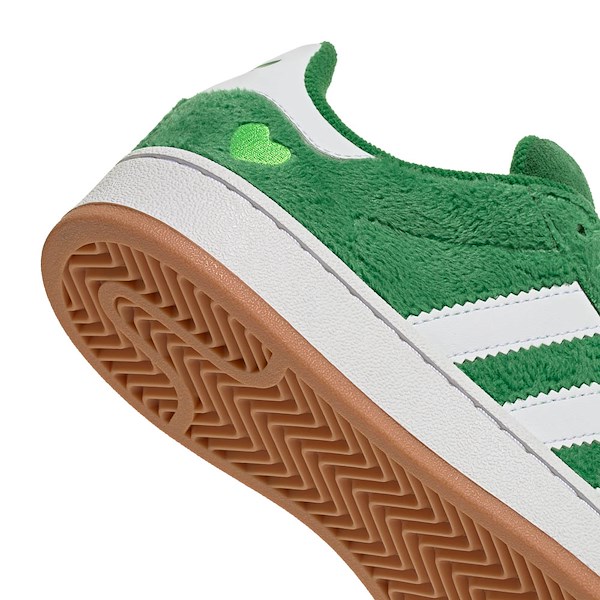 alternate view adidas x Care Bears Campus '00s Athletic Shoe - Big Kid - Green / Cloud White / Gum 2ALT4B