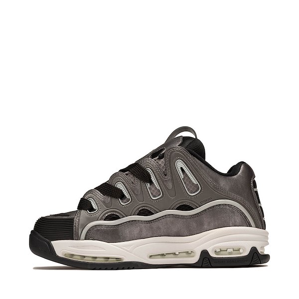 alternate view Mens Osiris D3 2001 Skate Shoe - Grey / Black / WhiteALT1