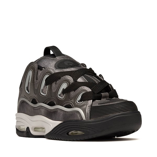 alternate view Mens Osiris D3 2001 Skate Shoe - Grey / Black / WhiteALT5