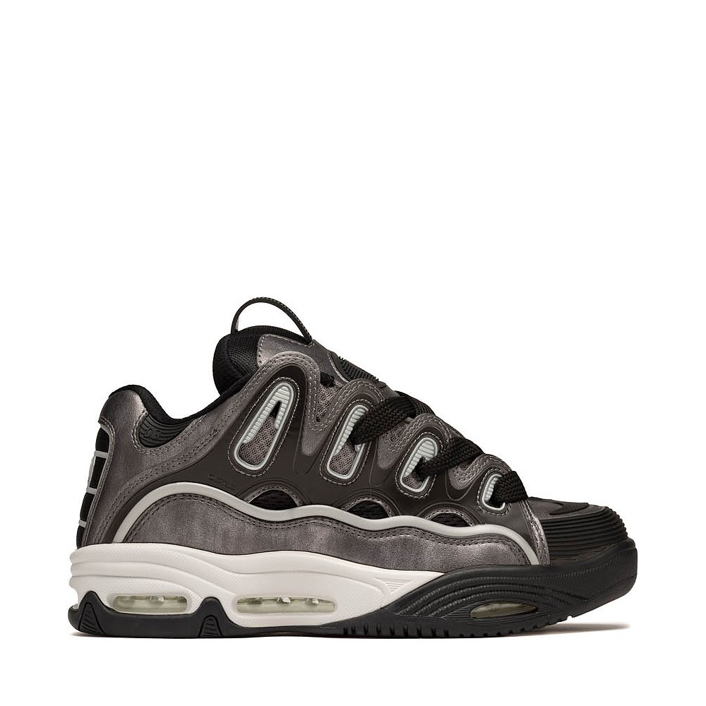 Mens Osiris D3 2001 Skate Shoe - Grey / Black / White