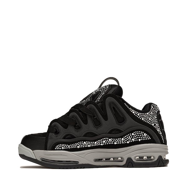 alternate view Mens Osiris D3 2001 Skate Shoe - Black / Grey / DiamondALT1
