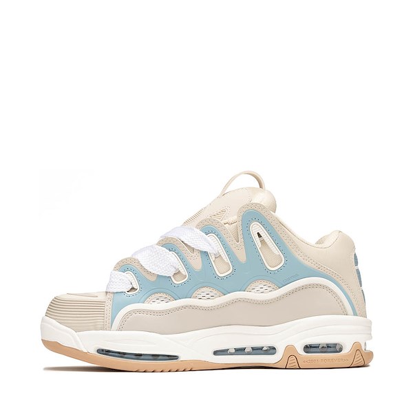 alternate view Mens Osiris D3 2001 Skate Shoe - Sand / Baby Blue / TanALT1