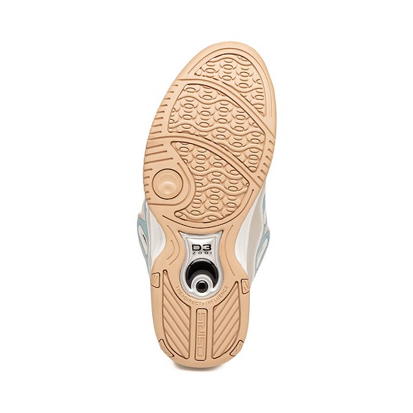 alternate view Mens Osiris D3 2001 Skate Shoe - Sand / Baby Blue / TanALT3