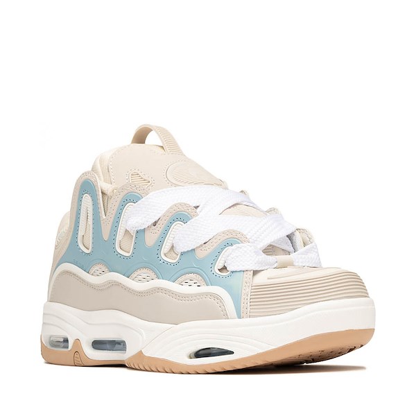 alternate view Mens Osiris D3 2001 Skate Shoe - Sand / Baby Blue / TanALT5