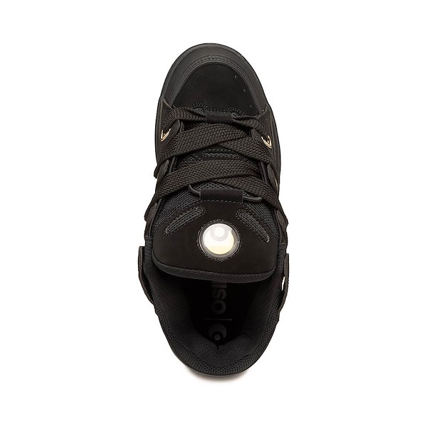 alternate view Mens Osiris D3 OG Skate Shoe - Black / Black / GoldALT2