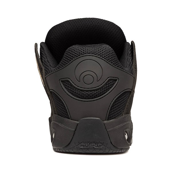 alternate view Mens Osiris D3 OG Skate Shoe - Black / Black / GoldALT4