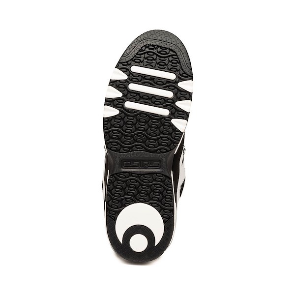 alternate view Mens Osiris D3 OG Skate Shoe - Black / White / ZigzagALT3
