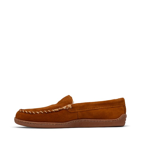 alternate view Mens Minnetonka Pile Lined Venetian Slipper - Autumn BrownALT1